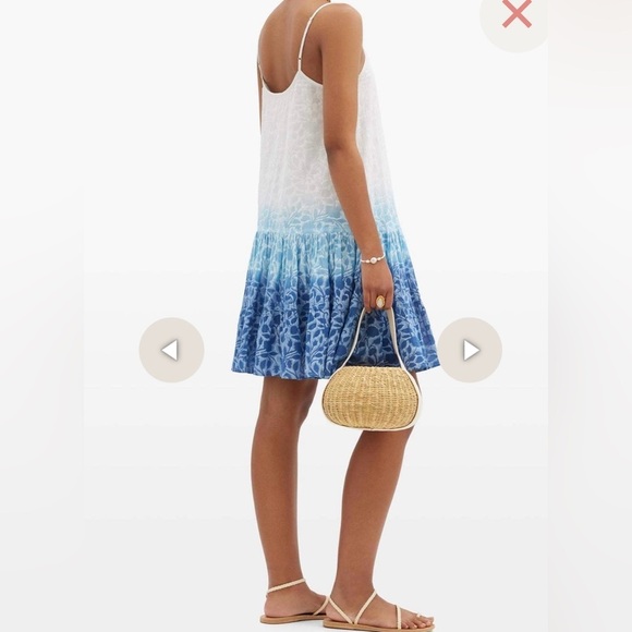 Juliet Dunn Shadow Flower Ombré Tie Dye Dress - Pink Size Medium / Large NWOT - Picture 3 of 11